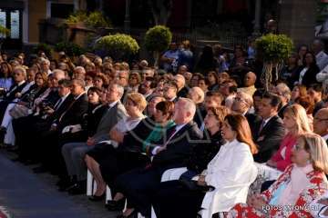  Telde con el empresario Grisaleña en la lectura del pregón de Santiago 2018 (Foto Antonio Alí)